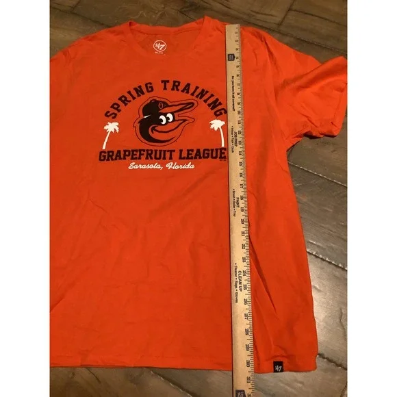 47 Brand Orioles Spring Training Grapefruit League T-Shirt Mens XXL - Picture 3 of 5